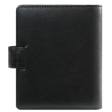 1311-Kz Refillable Pocket Planner Organizer Black Leather